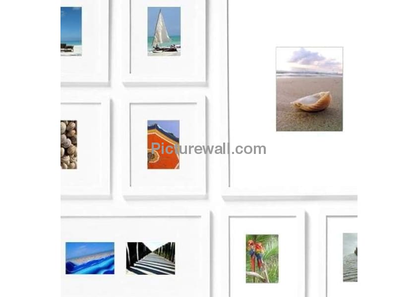Cluster Gallery Frames Thin White Frames Photo Wall Gallery